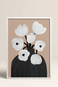 HOMEPACK Ahşap Çerçeveli Tablo Çerçeveli Poster Sanatsal Modern Duvar Dekoru BEK-8312