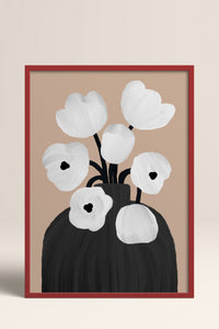 HOMEPACK Ahşap Çerçeveli Tablo Çerçeveli Poster Sanatsal Modern Duvar Dekoru BEK-8312