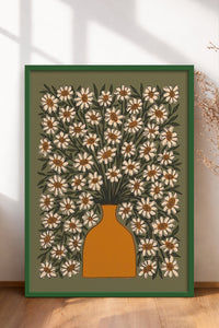 HOMEPACK Ahşap Çerçeveli Tablo Çerçeveli Poster Sanatsal Modern Duvar Dekoru BEK-8313