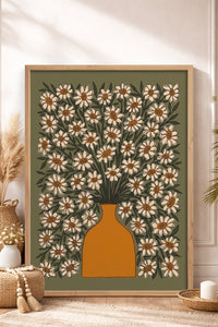 HOMEPACK Ahşap Çerçeveli Tablo Çerçeveli Poster Sanatsal Modern Duvar Dekoru BEK-8313