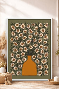 HOMEPACK Ahşap Çerçeveli Tablo Çerçeveli Poster Sanatsal Modern Duvar Dekoru BEK-8313