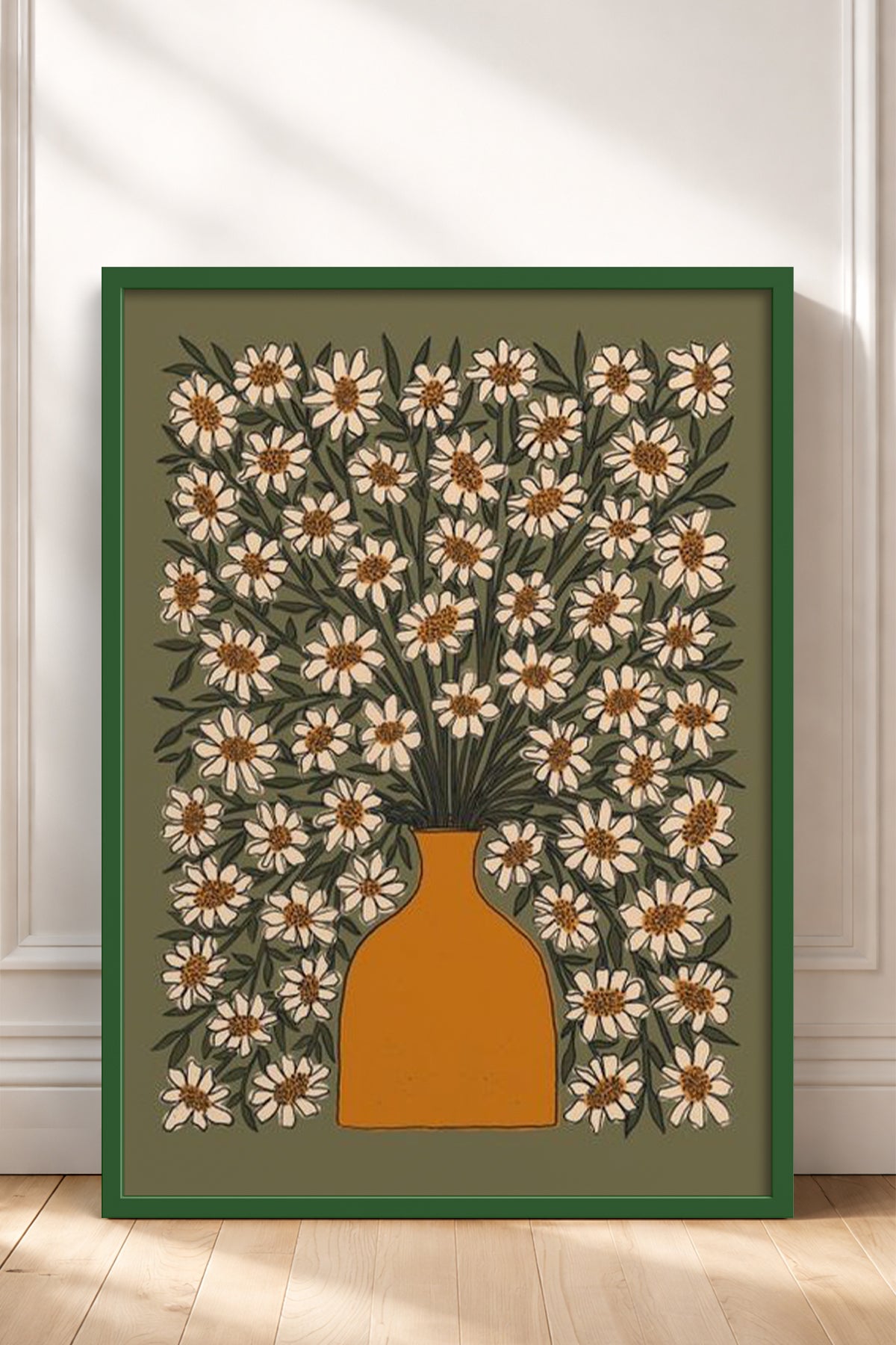 HOMEPACK Ahşap Çerçeveli Tablo Çerçeveli Poster Sanatsal Modern Duvar Dekoru BEK-8313