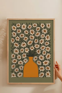 HOMEPACK Ahşap Çerçeveli Tablo Çerçeveli Poster Sanatsal Modern Duvar Dekoru BEK-8313