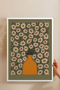 HOMEPACK Ahşap Çerçeveli Tablo Çerçeveli Poster Sanatsal Modern Duvar Dekoru BEK-8313