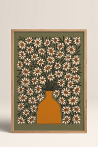 HOMEPACK Ahşap Çerçeveli Tablo Çerçeveli Poster Sanatsal Modern Duvar Dekoru BEK-8313