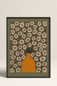 HOMEPACK Ahşap Çerçeveli Tablo Çerçeveli Poster Sanatsal Modern Duvar Dekoru BEK-8313