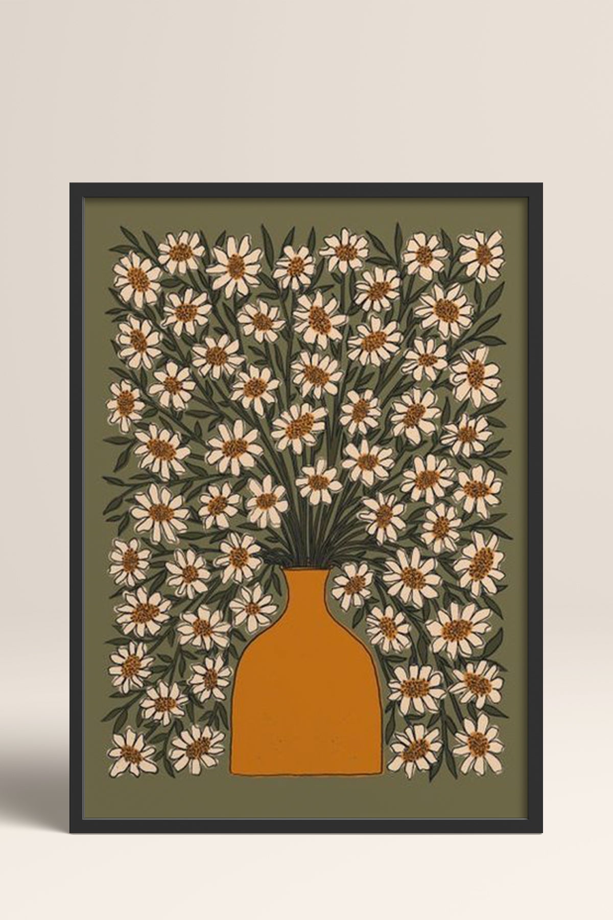 HOMEPACK Ahşap Çerçeveli Tablo Çerçeveli Poster Sanatsal Modern Duvar Dekoru BEK-8313