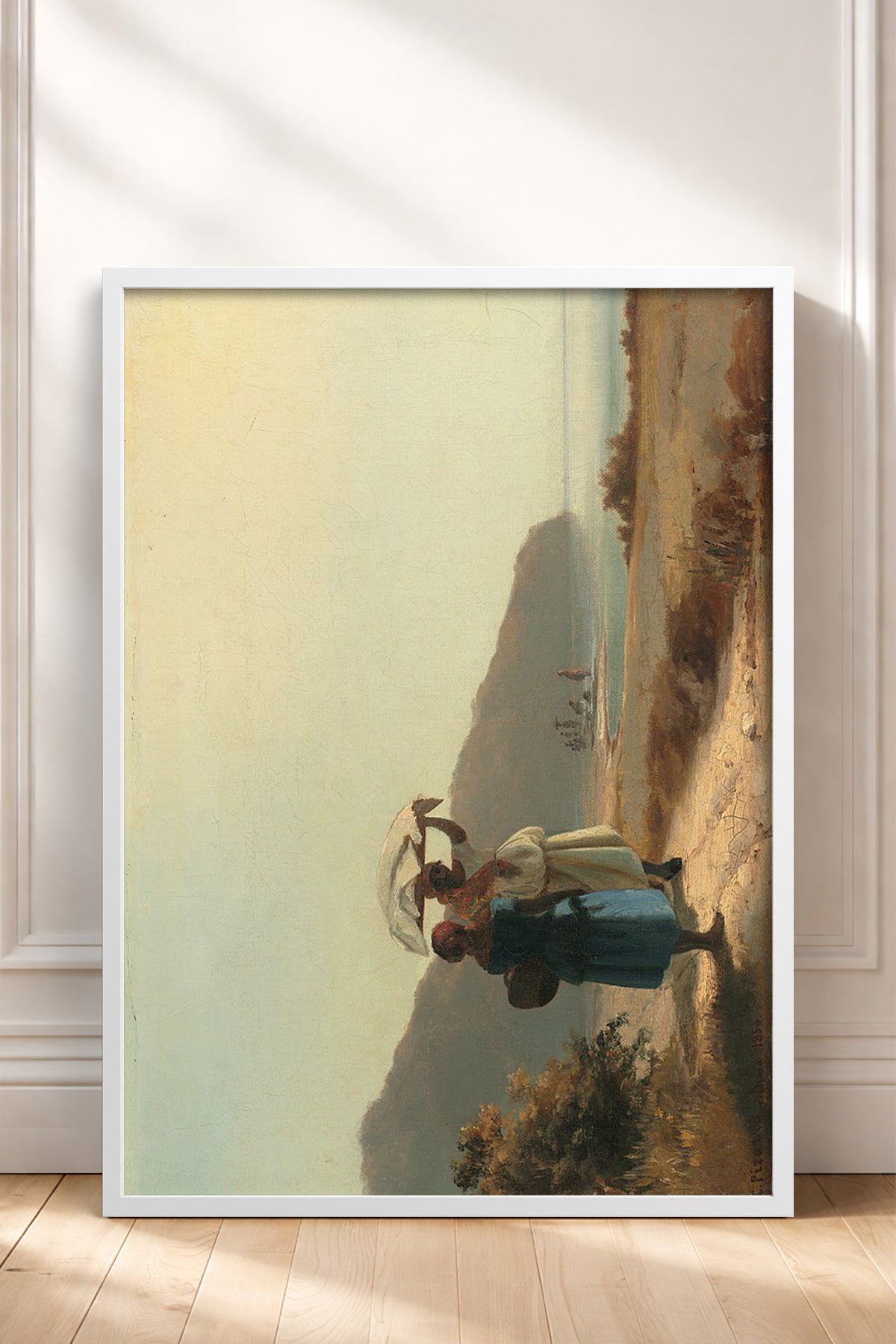 HOMEPACK Ahşap Çerçeveli Tablo Çerçeveli Poster Sanatsal Modern Duvar Dekoru BEK-8314