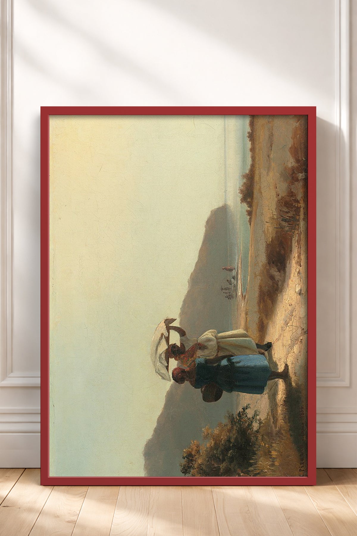 HOMEPACK Ahşap Çerçeveli Tablo Çerçeveli Poster Sanatsal Modern Duvar Dekoru BEK-8314