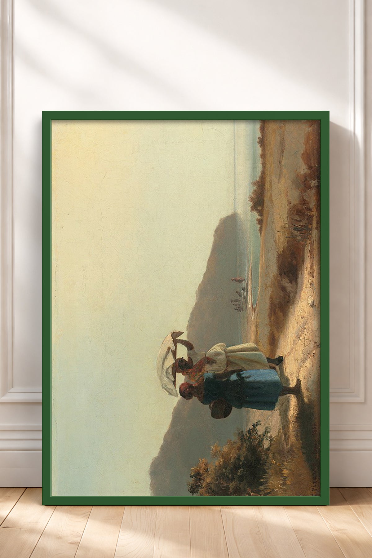 HOMEPACK Ahşap Çerçeveli Tablo Çerçeveli Poster Sanatsal Modern Duvar Dekoru BEK-8314