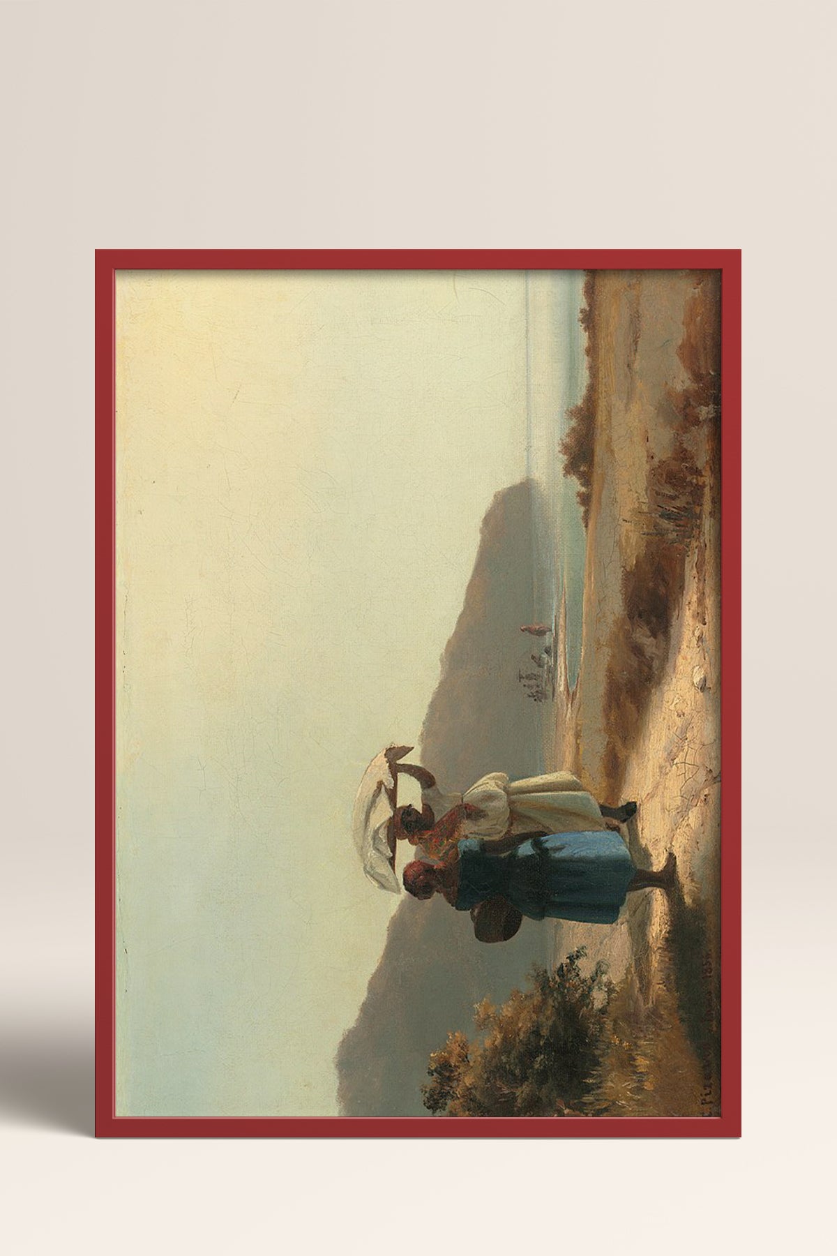HOMEPACK Ahşap Çerçeveli Tablo Çerçeveli Poster Sanatsal Modern Duvar Dekoru BEK-8314