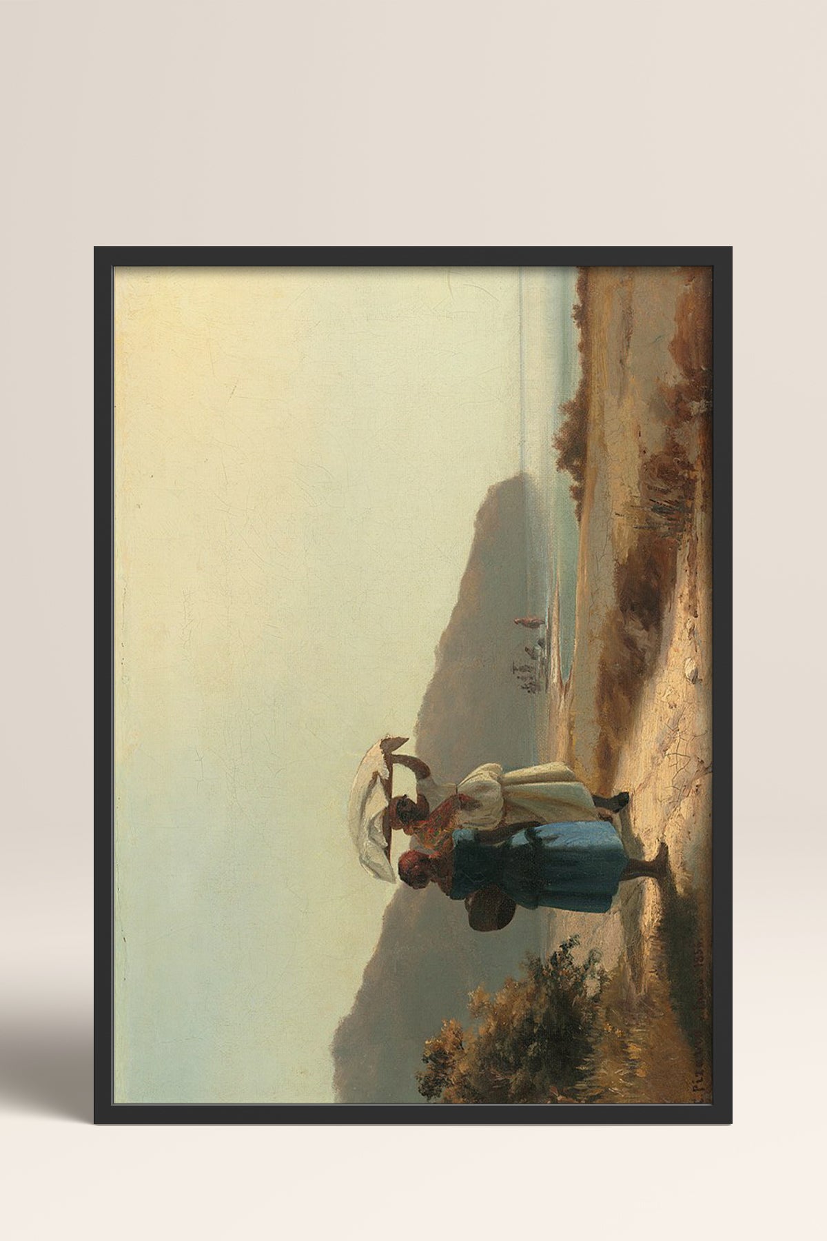 HOMEPACK Ahşap Çerçeveli Tablo Çerçeveli Poster Sanatsal Modern Duvar Dekoru BEK-8314