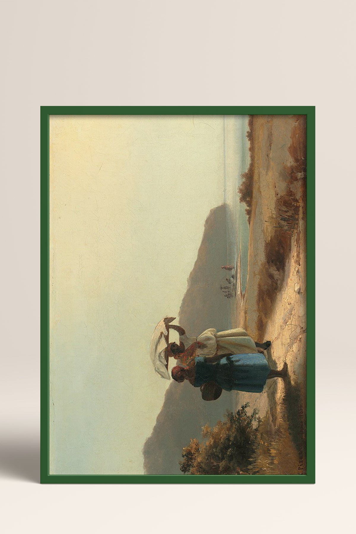 HOMEPACK Ahşap Çerçeveli Tablo Çerçeveli Poster Sanatsal Modern Duvar Dekoru BEK-8314