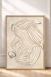 HOMEPACK Ahşap Çerçeveli Tablo Çerçeveli Poster Sanatsal Modern Duvar Dekoru BEK-8315