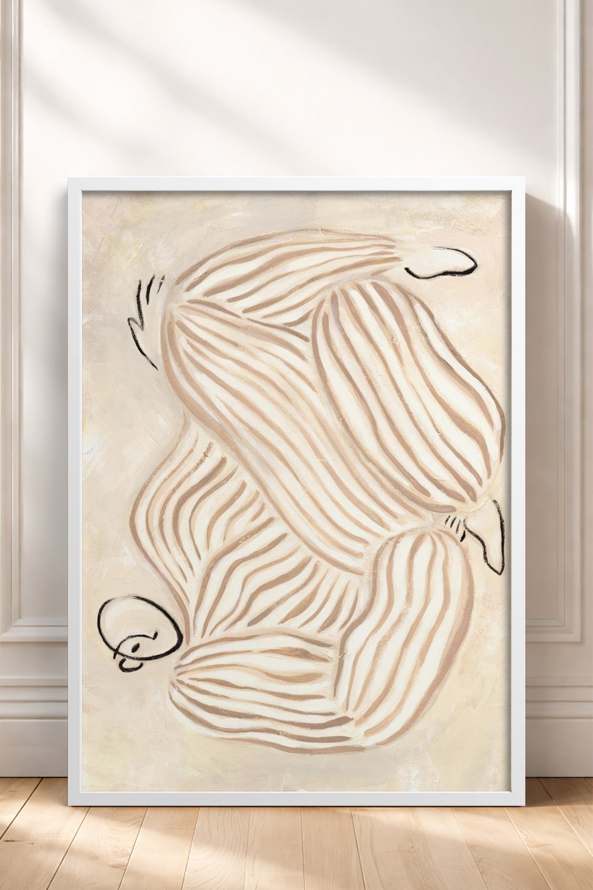 HOMEPACK Ahşap Çerçeveli Tablo Çerçeveli Poster Sanatsal Modern Duvar Dekoru BEK-8315