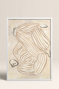 HOMEPACK Ahşap Çerçeveli Tablo Çerçeveli Poster Sanatsal Modern Duvar Dekoru BEK-8315