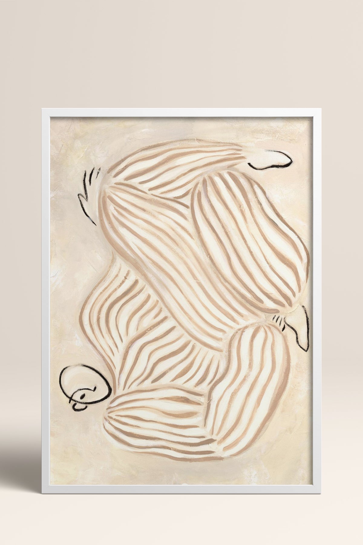 HOMEPACK Ahşap Çerçeveli Tablo Çerçeveli Poster Sanatsal Modern Duvar Dekoru BEK-8315