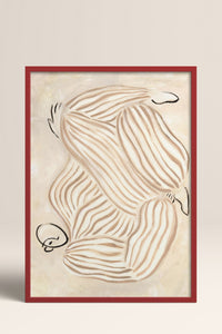 HOMEPACK Ahşap Çerçeveli Tablo Çerçeveli Poster Sanatsal Modern Duvar Dekoru BEK-8315