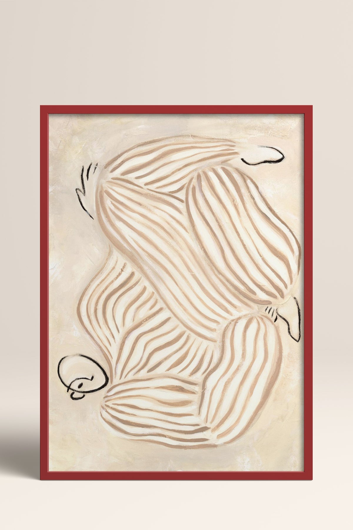 HOMEPACK Ahşap Çerçeveli Tablo Çerçeveli Poster Sanatsal Modern Duvar Dekoru BEK-8315