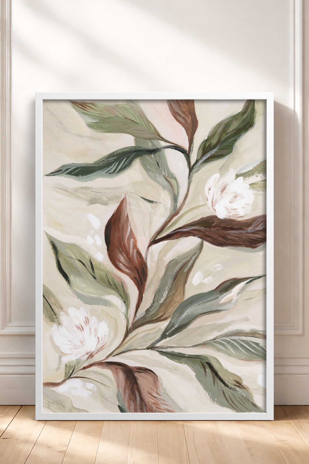 HOMEPACK Ahşap Çerçeveli Tablo Çerçeveli Poster Sanatsal Modern Duvar Dekoru BEK-8316
