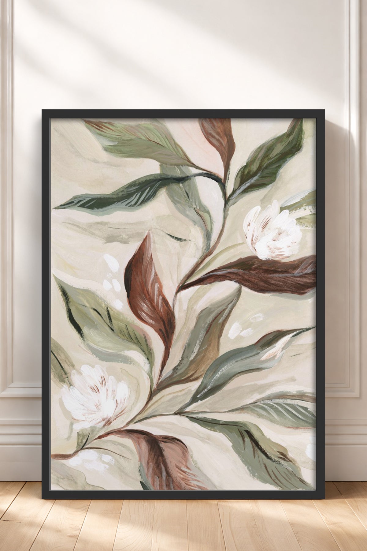 HOMEPACK Ahşap Çerçeveli Tablo Çerçeveli Poster Sanatsal Modern Duvar Dekoru BEK-8316