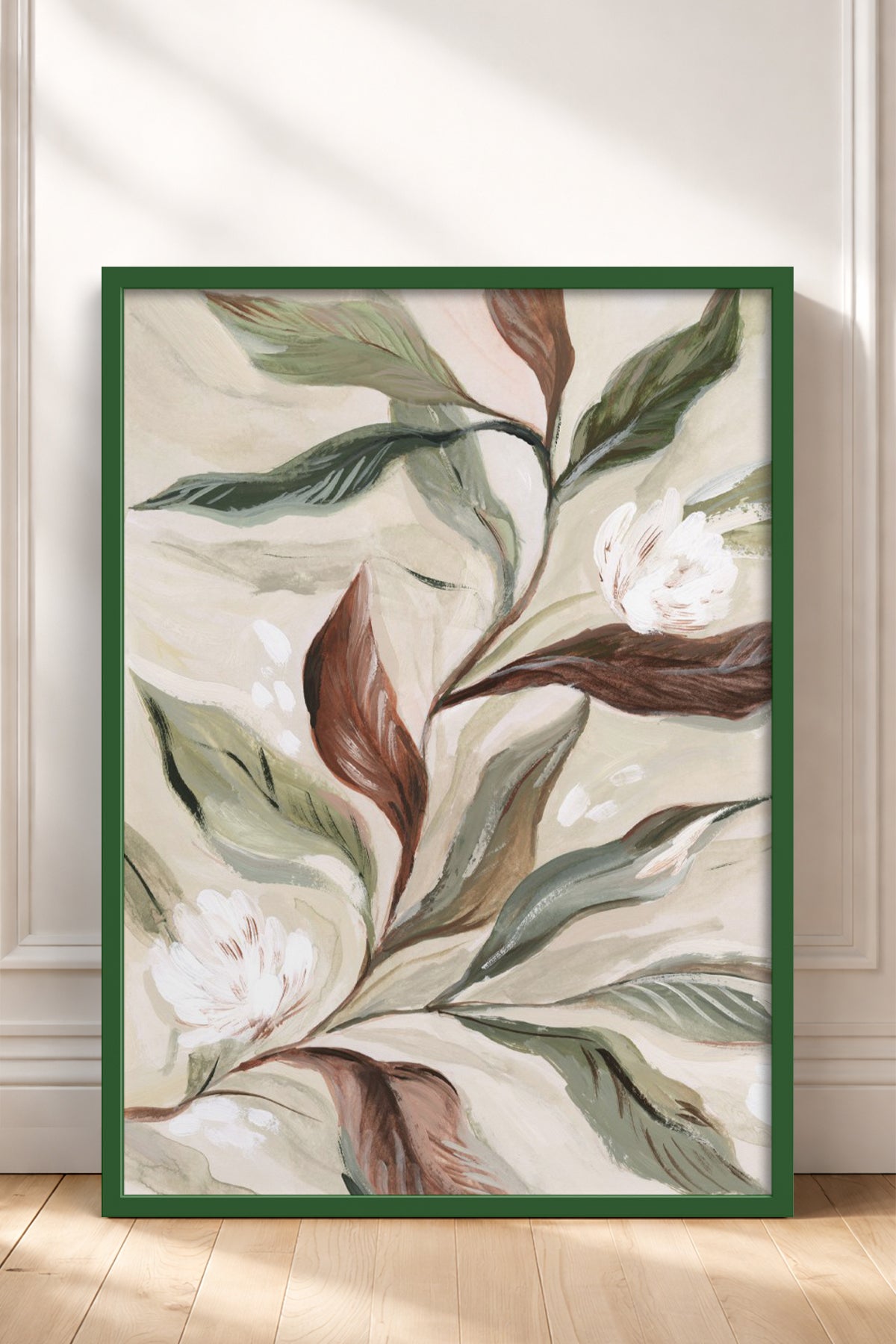 HOMEPACK Ahşap Çerçeveli Tablo Çerçeveli Poster Sanatsal Modern Duvar Dekoru BEK-8316
