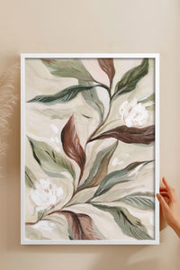 HOMEPACK Ahşap Çerçeveli Tablo Çerçeveli Poster Sanatsal Modern Duvar Dekoru BEK-8316