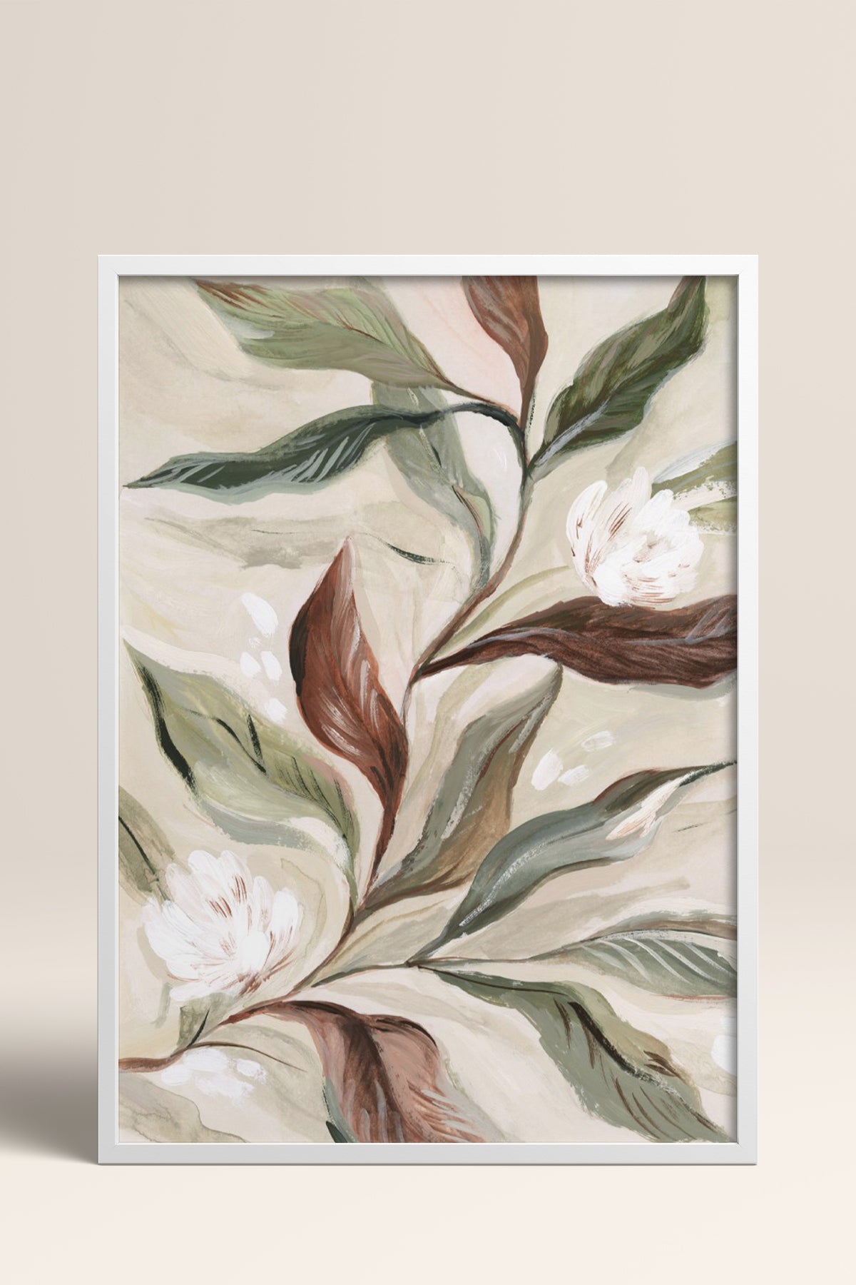 HOMEPACK Ahşap Çerçeveli Tablo Çerçeveli Poster Sanatsal Modern Duvar Dekoru BEK-8316