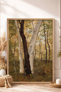 HOMEPACK Ahşap Çerçeveli Tablo Çerçeveli Poster Sanatsal Modern Duvar Dekoru BEK-8317