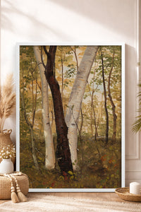 HOMEPACK Ahşap Çerçeveli Tablo Çerçeveli Poster Sanatsal Modern Duvar Dekoru BEK-8317