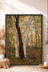 HOMEPACK Ahşap Çerçeveli Tablo Çerçeveli Poster Sanatsal Modern Duvar Dekoru BEK-8317