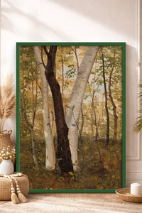HOMEPACK Ahşap Çerçeveli Tablo Çerçeveli Poster Sanatsal Modern Duvar Dekoru BEK-8317