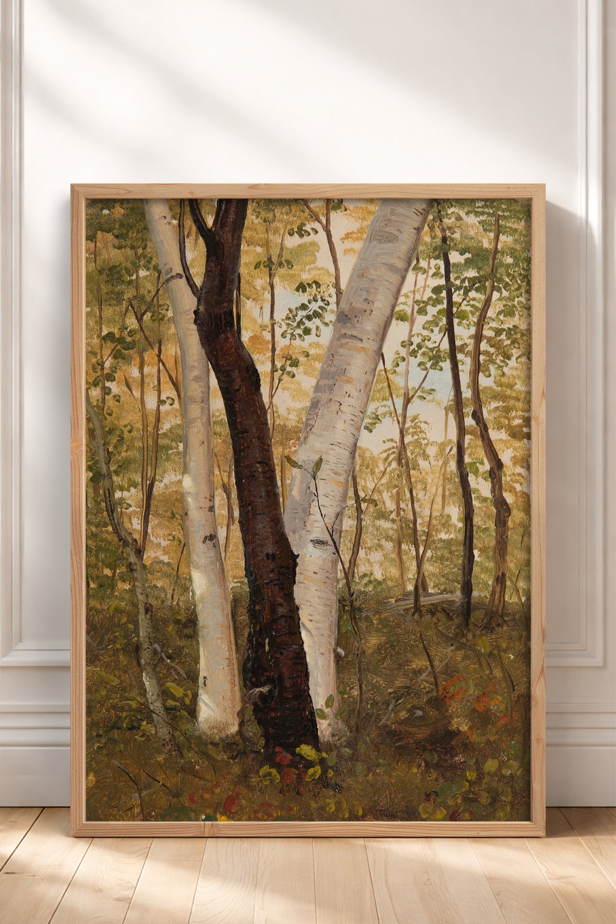 HOMEPACK Ahşap Çerçeveli Tablo Çerçeveli Poster Sanatsal Modern Duvar Dekoru BEK-8317