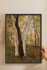 HOMEPACK Ahşap Çerçeveli Tablo Çerçeveli Poster Sanatsal Modern Duvar Dekoru BEK-8317