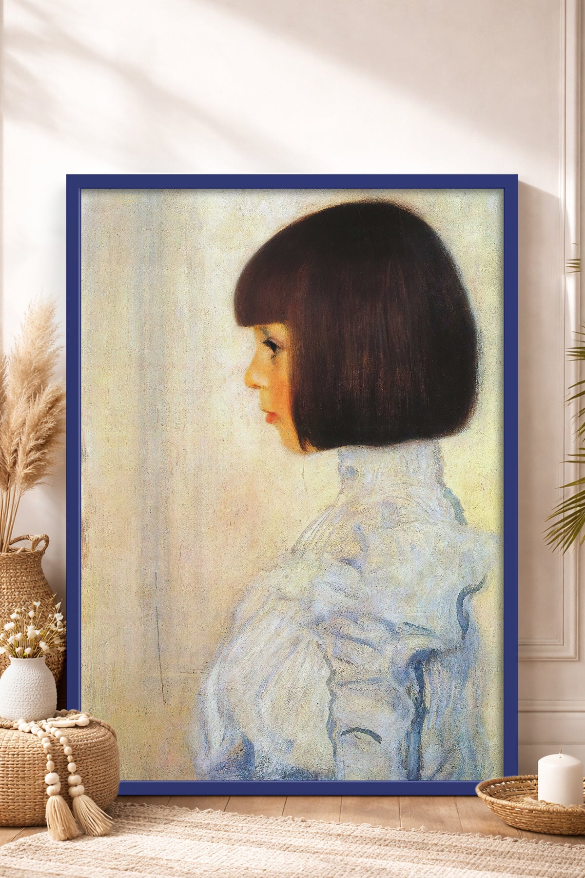 HOMEPACK Ahşap Çerçeveli Tablo Çerçeveli Poster Sanatsal Modern Duvar Dekoru BEK-8318