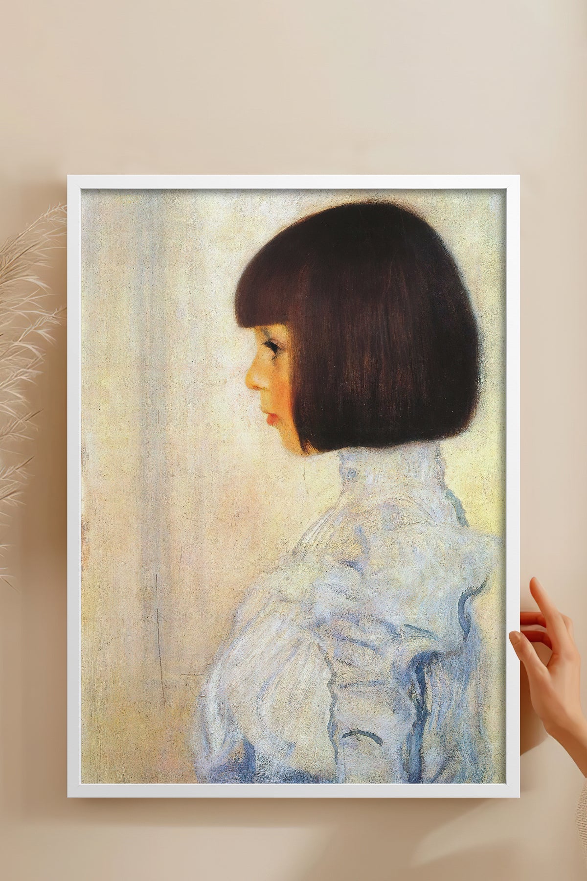 HOMEPACK Ahşap Çerçeveli Tablo Çerçeveli Poster Sanatsal Modern Duvar Dekoru BEK-8318