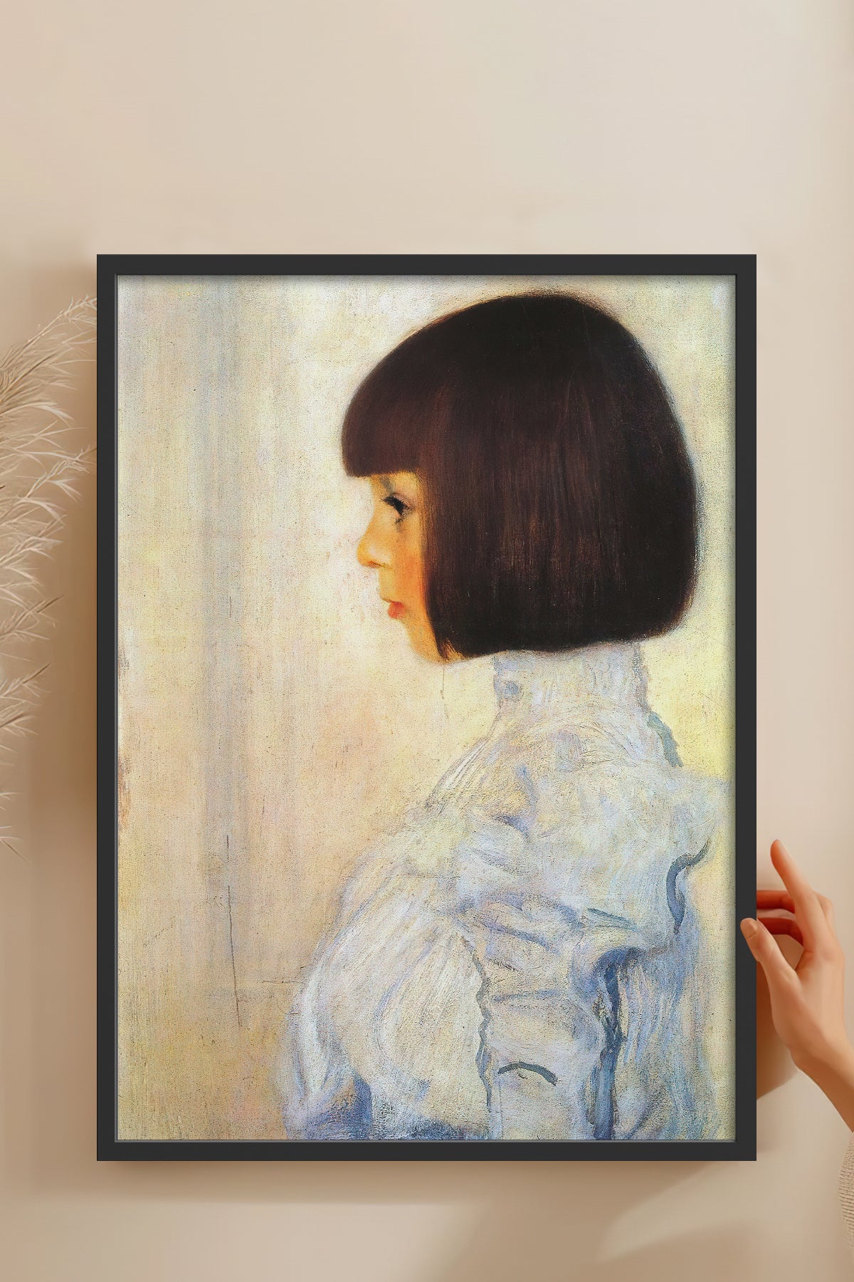 HOMEPACK Ahşap Çerçeveli Tablo Çerçeveli Poster Sanatsal Modern Duvar Dekoru BEK-8318
