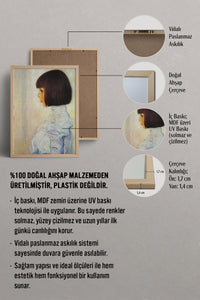 HOMEPACK Ahşap Çerçeveli Tablo Çerçeveli Poster Sanatsal Modern Duvar Dekoru BEK-8318