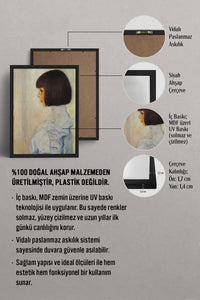HOMEPACK Ahşap Çerçeveli Tablo Çerçeveli Poster Sanatsal Modern Duvar Dekoru BEK-8318
