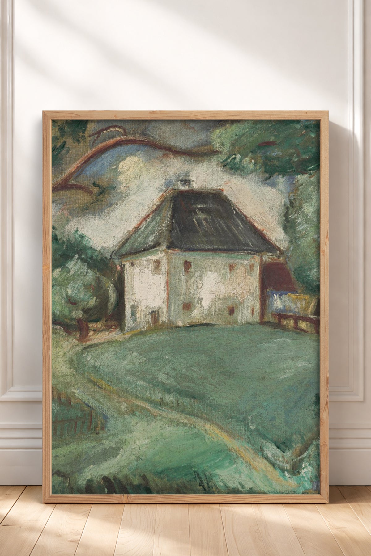 HOMEPACK Ahşap Çerçeveli Tablo Çerçeveli Poster Sanatsal Modern Duvar Dekoru BEK-8319