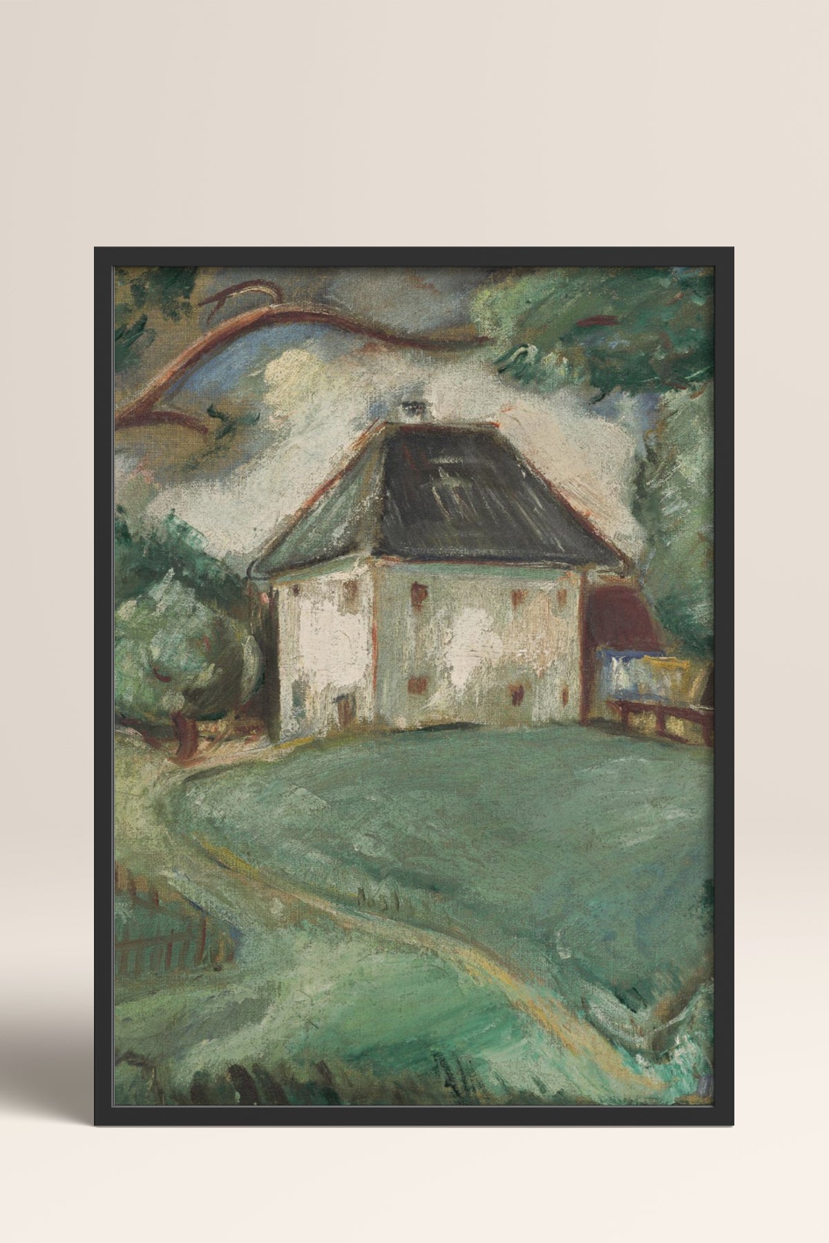 HOMEPACK Ahşap Çerçeveli Tablo Çerçeveli Poster Sanatsal Modern Duvar Dekoru BEK-8319