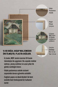 HOMEPACK Ahşap Çerçeveli Tablo Çerçeveli Poster Sanatsal Modern Duvar Dekoru BEK-8319