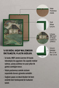 HOMEPACK Ahşap Çerçeveli Tablo Çerçeveli Poster Sanatsal Modern Duvar Dekoru BEK-8319