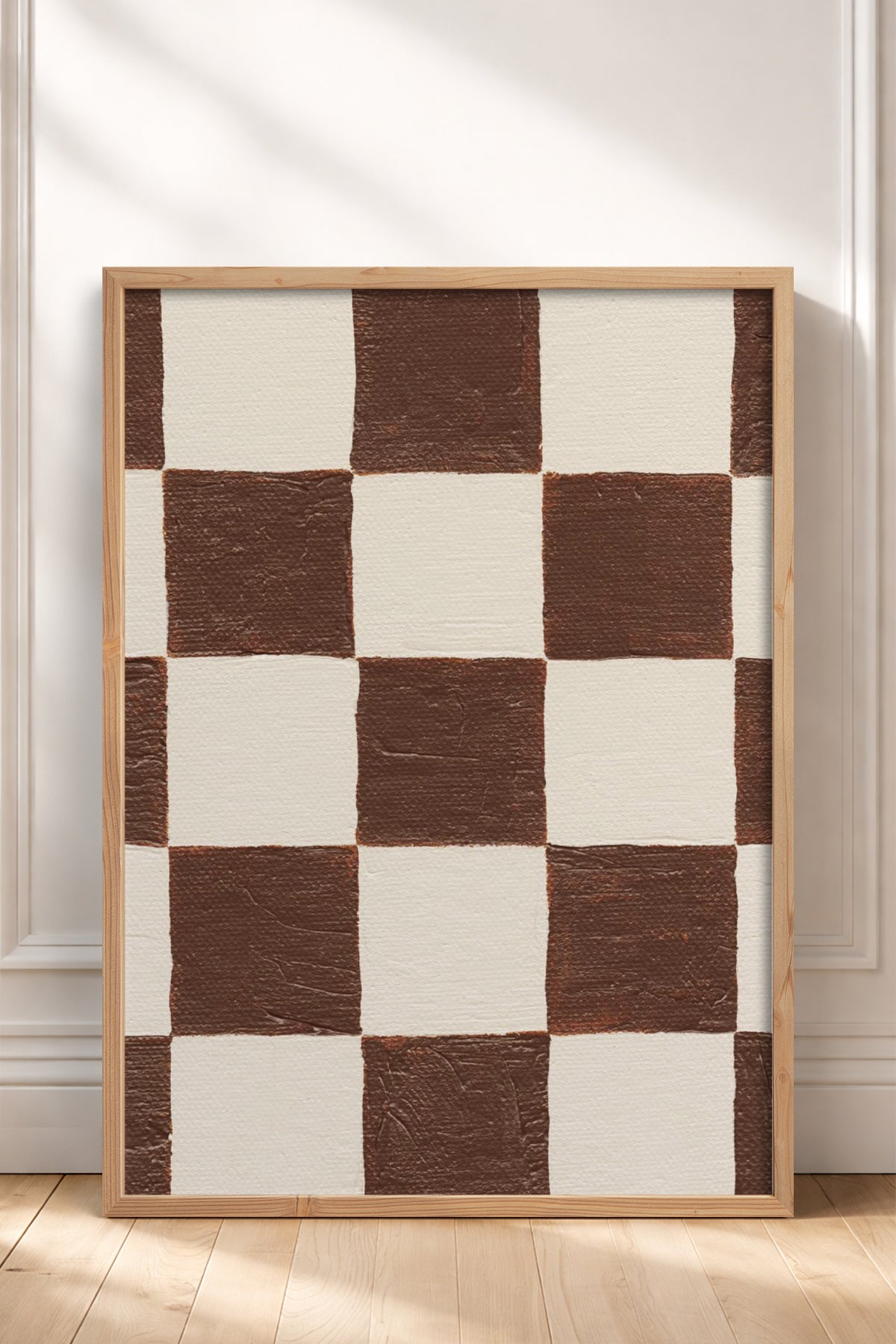 HOMEPACK Ahşap Çerçeveli Tablo Çerçeveli Poster Sanatsal Modern Duvar Dekoru BEK-8320