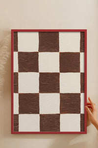 HOMEPACK Ahşap Çerçeveli Tablo Çerçeveli Poster Sanatsal Modern Duvar Dekoru BEK-8320