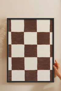 HOMEPACK Ahşap Çerçeveli Tablo Çerçeveli Poster Sanatsal Modern Duvar Dekoru BEK-8320