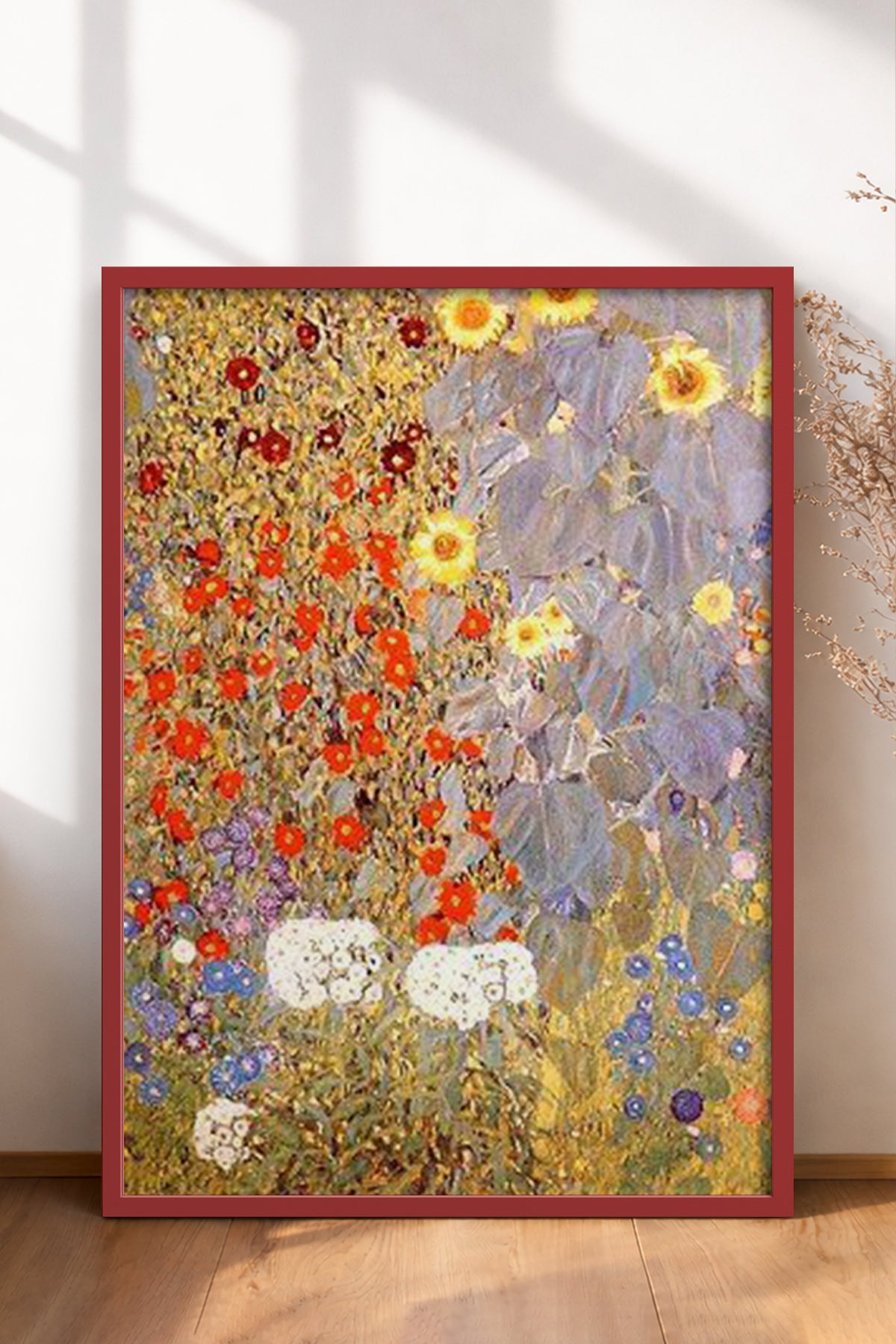 HOMEPACK Ahşap Çerçeveli Tablo Çerçeveli Poster Sanatsal Modern Duvar Dekoru BEK-8321