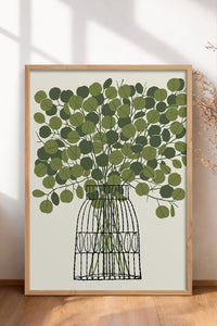 HOMEPACK Ahşap Çerçeveli Tablo Çerçeveli Poster Sanatsal Modern Duvar Dekoru BEK-8322