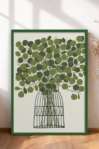 HOMEPACK Ahşap Çerçeveli Tablo Çerçeveli Poster Sanatsal Modern Duvar Dekoru BEK-8322