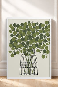 HOMEPACK Ahşap Çerçeveli Tablo Çerçeveli Poster Sanatsal Modern Duvar Dekoru BEK-8322